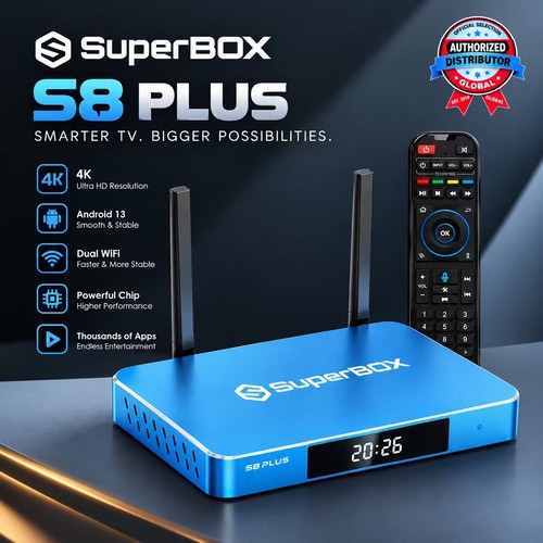 Superbox plus authorized - s8, |