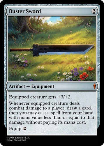 Buster sword premium quality - buster,